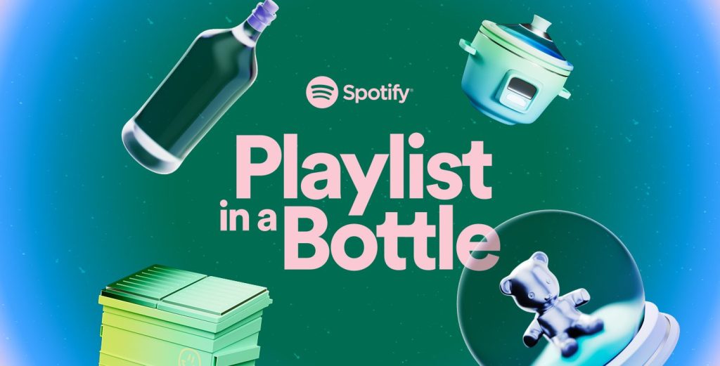 spotify playlist in a bottle